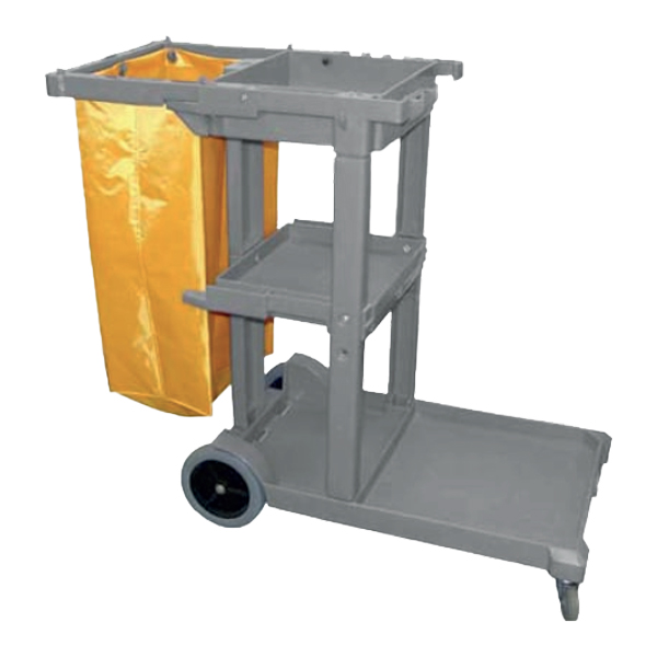 EKKA JANITOR CART TROLLEY GREY