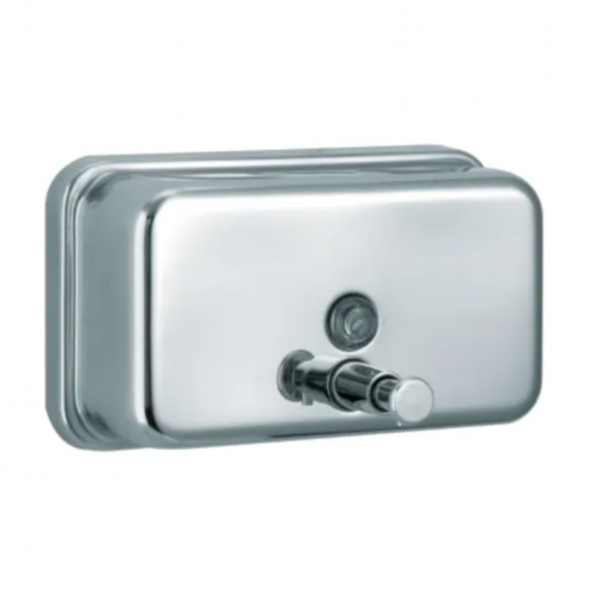 EKKA STAINLESS STEEL SOAP DISPENSER - HORIZONTAL